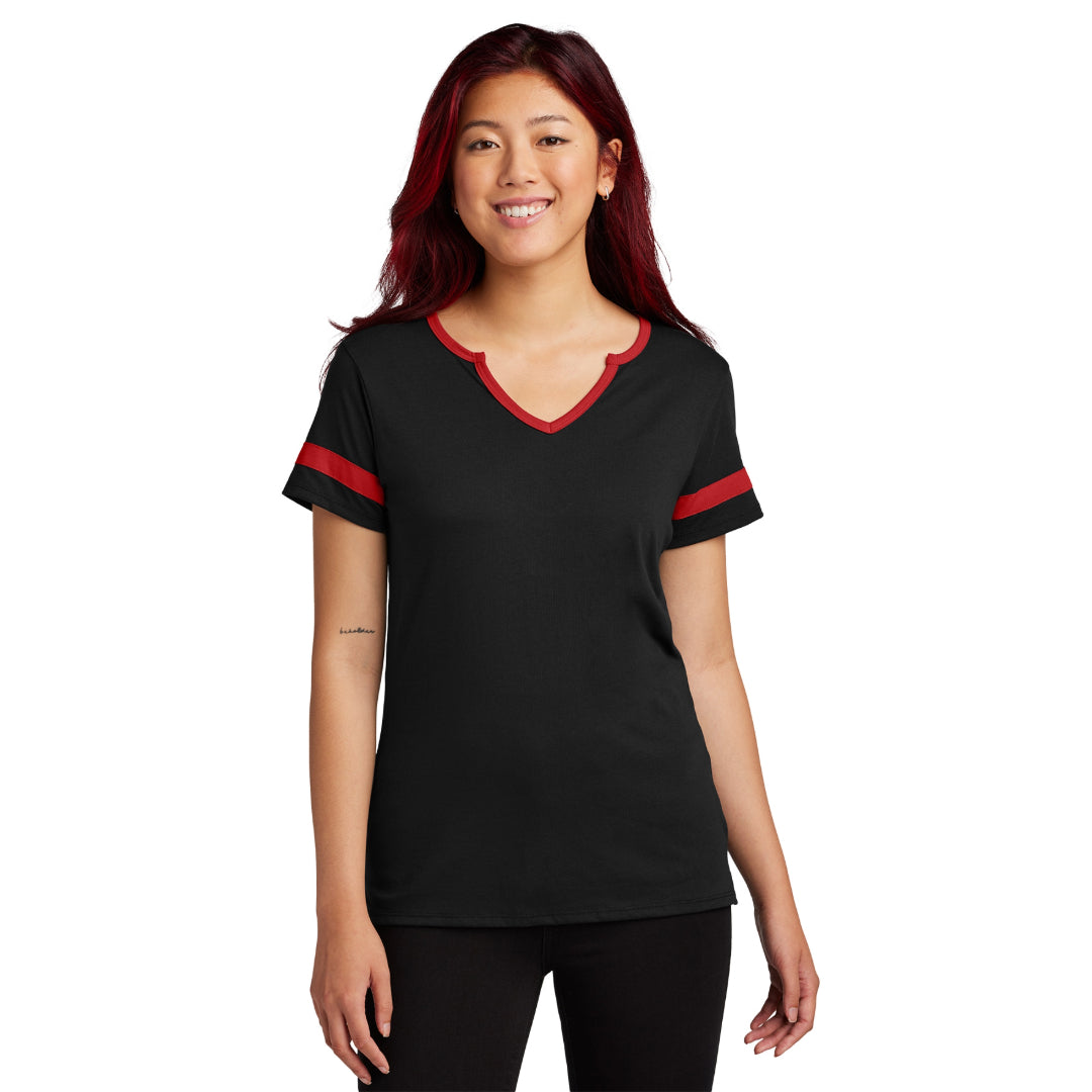 Halftime Notch-Neck Tee