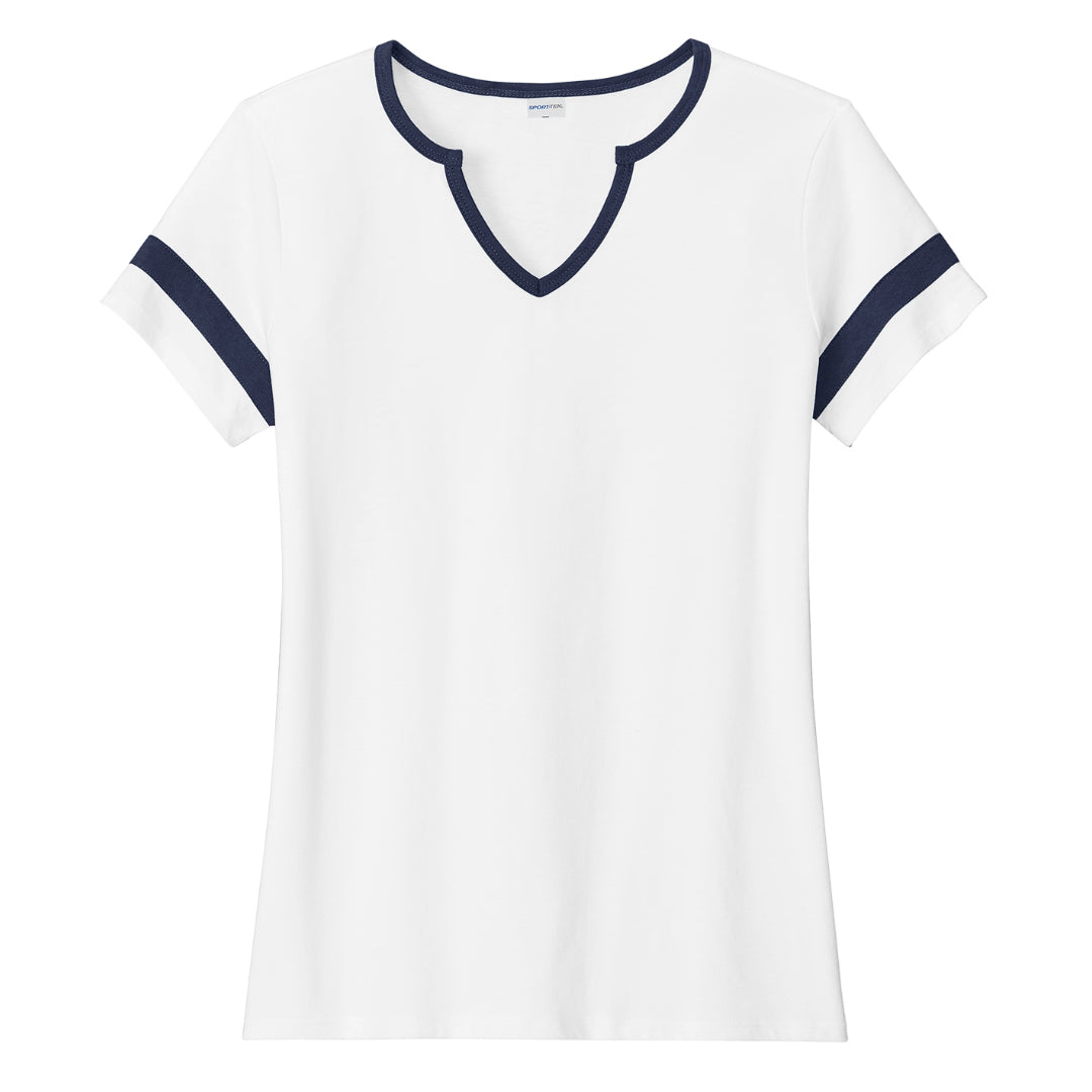 Halftime Notch-Neck Tee