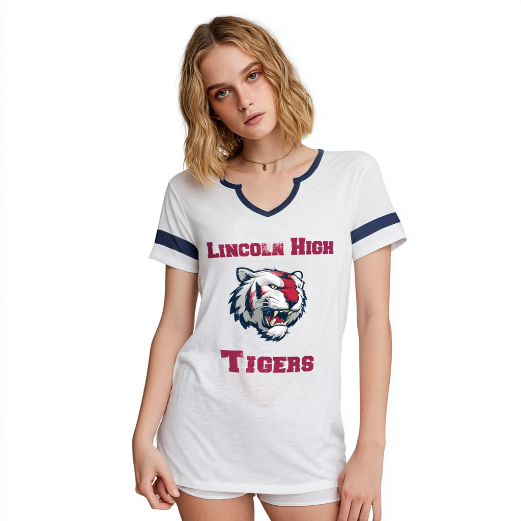 Halftime Notch-Neck Tee