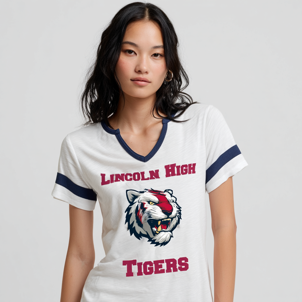 Halftime Notch-Neck Tee