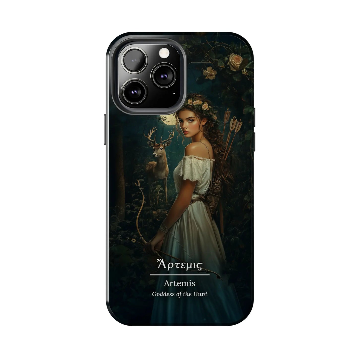 Artemis, Goddess Of The Hunt - Slim Phone Case