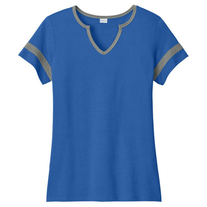 Halftime Notch-Neck Tee