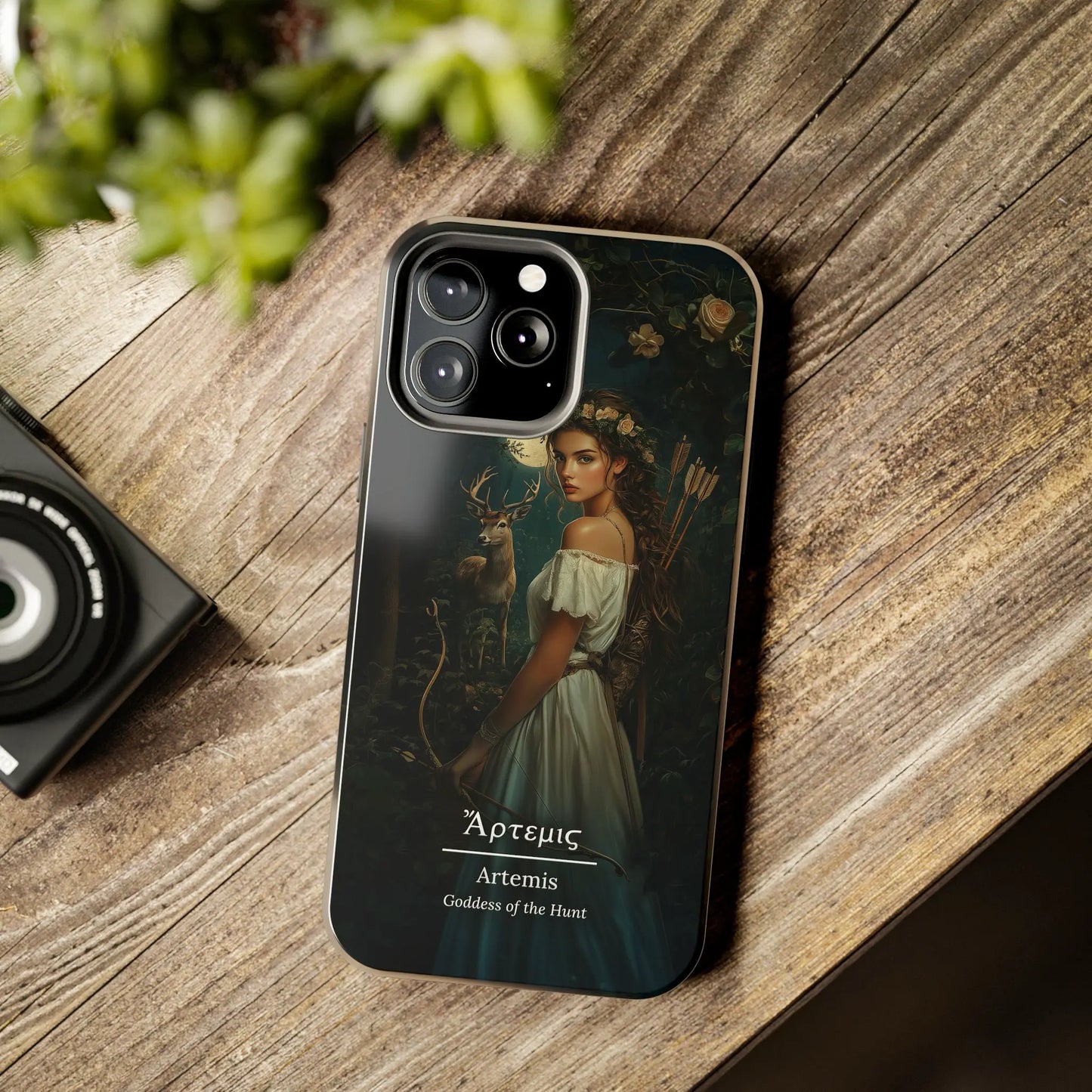 Artemis, Goddess Of The Hunt - Slim Phone Case