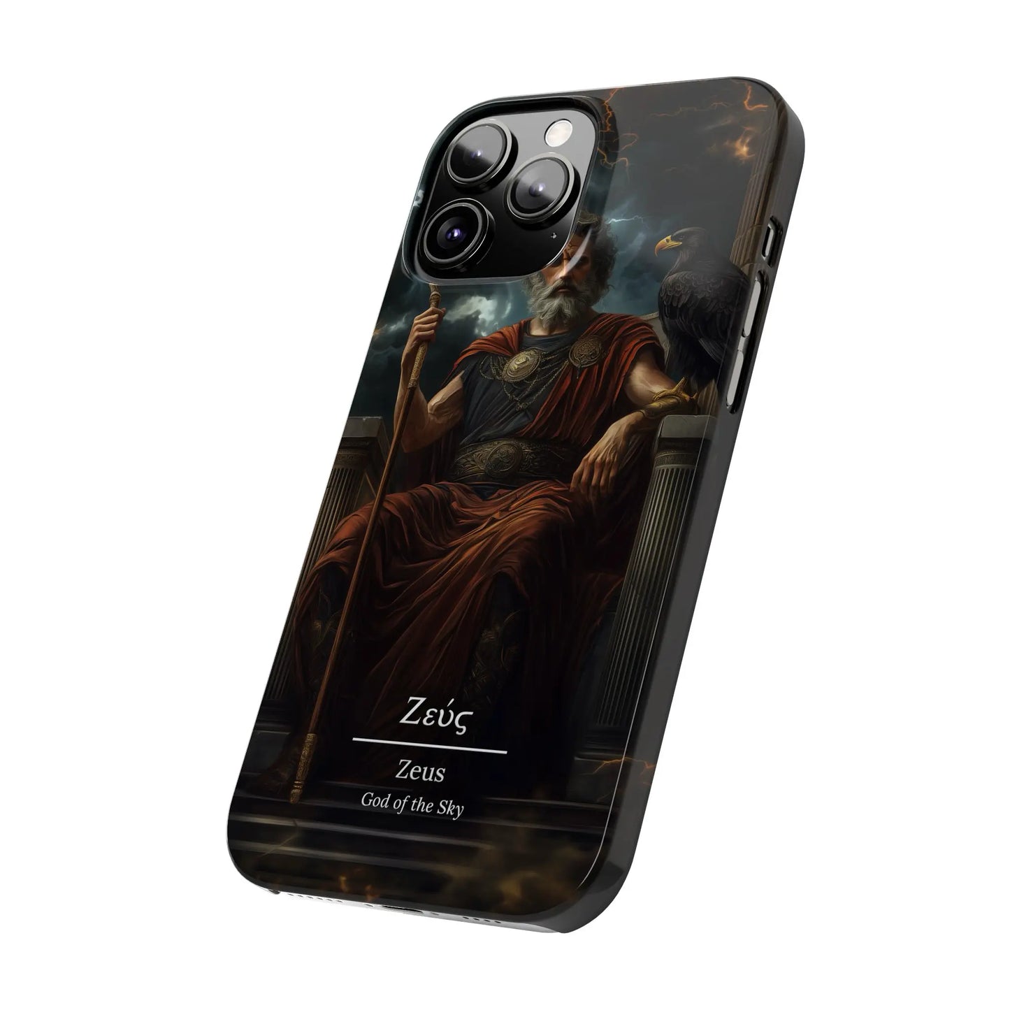 Zeus, God Of The Sky - Slim Phone Case