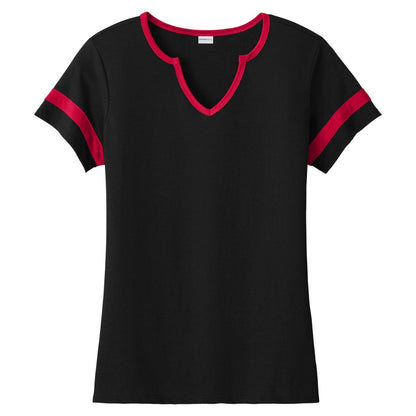 Halftime Notch-Neck Tee