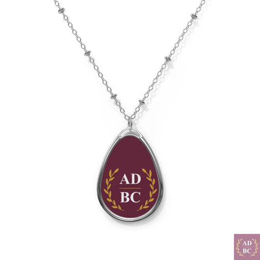 AD/BC - Oval Necklace One Size / Silver Accessories AD/BC