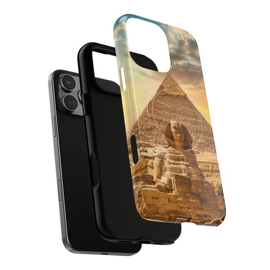 Egyptian Sphinx - Magnetic Phone Case iPhone 16 Pro Max / Glossy Phone Case AD/BC