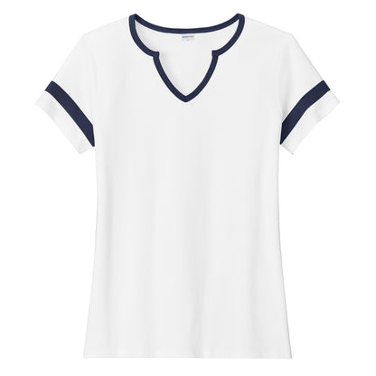 Halftime Notch-Neck Tee