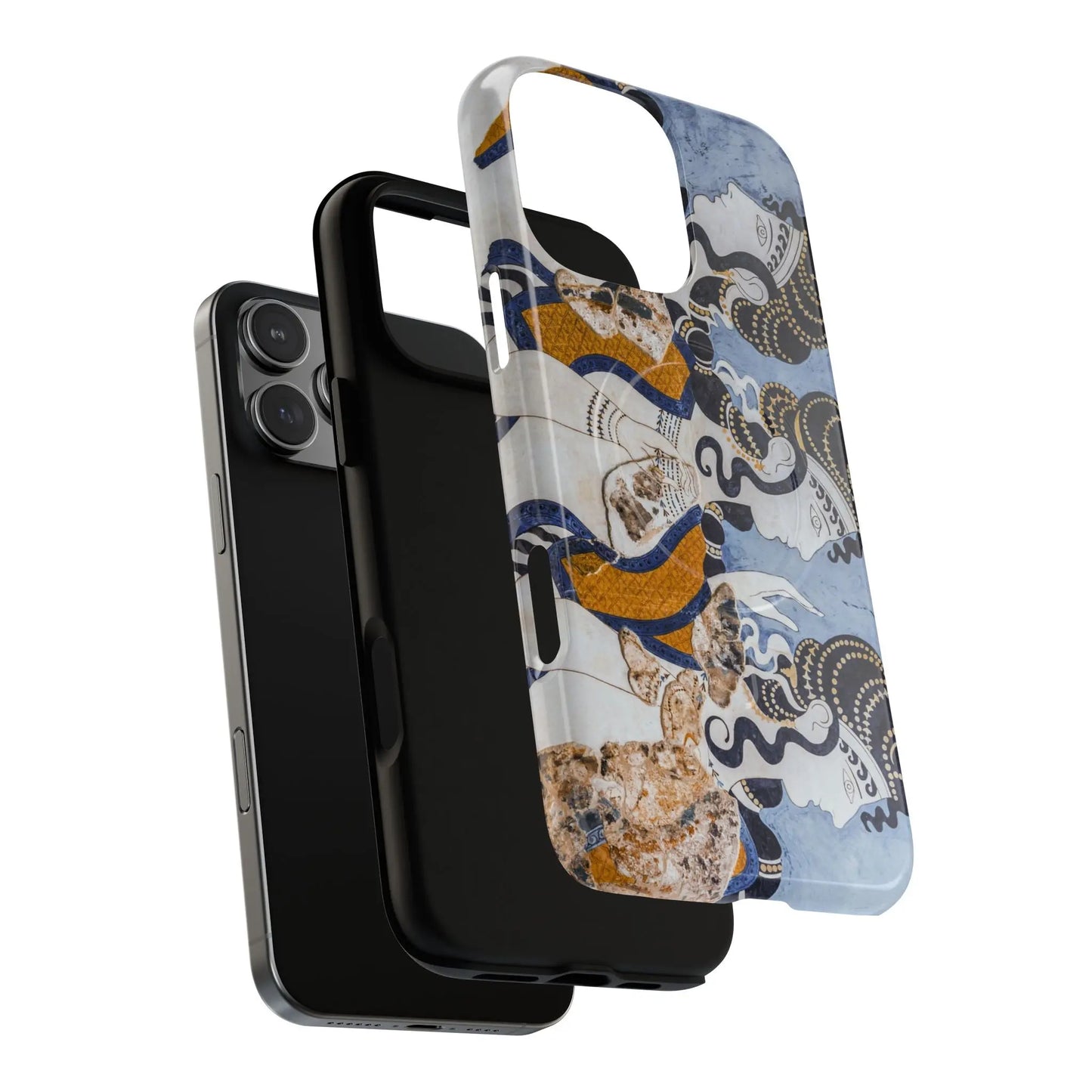 Minoan Women Fresco - Magnetic Phone Case iPhone 16 Pro Max / Glossy Phone Case AD/BC