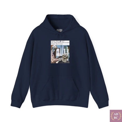 What Does It Mean To Want - Meme Hoodie 5XL / Navy Hoodie AD/BC