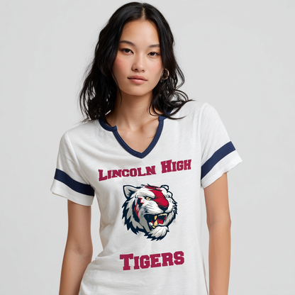 Halftime Notch-Neck Tee