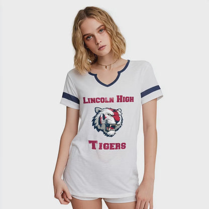 Halftime Notch-Neck Tee